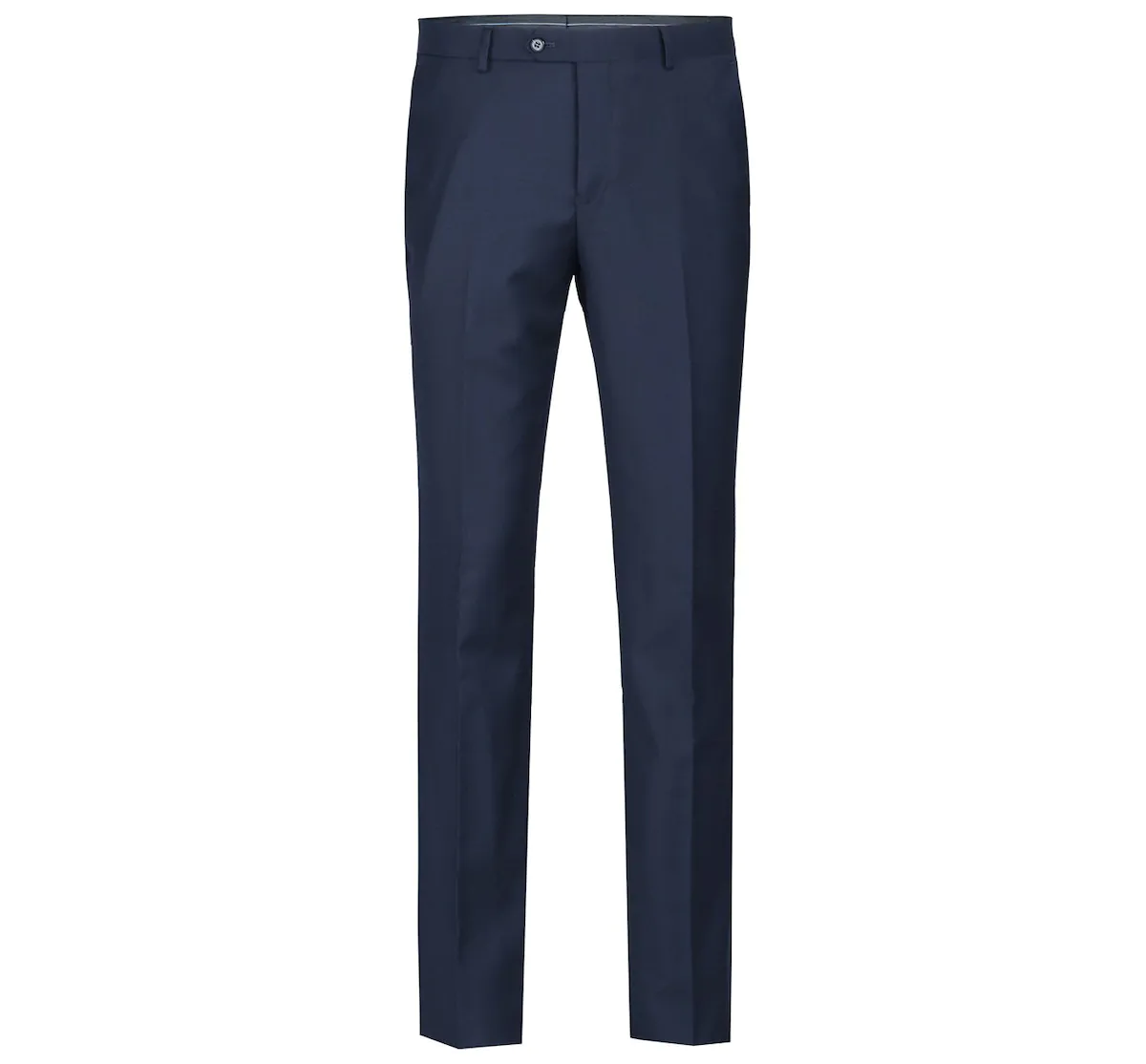 Men's Regular Fit Flat Front Wool Suit Pant
